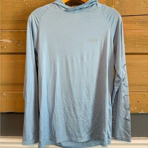 AFTCO Men's Sky Blue Long Sleeve Rash Guard